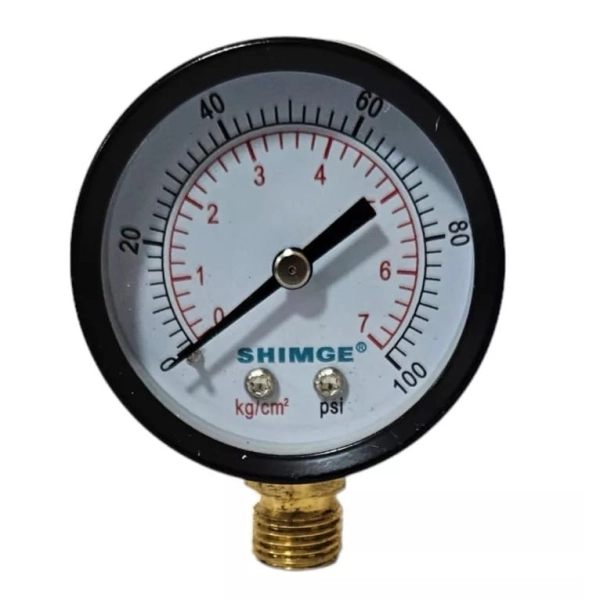 Манометр радиальный Shimge PS-S 1/4" 7 бар 50мм