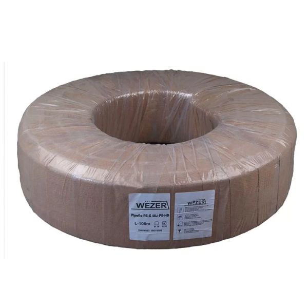 Труба металлопластиковая WEZER Pipefix 16x2,0мм алюминий ...