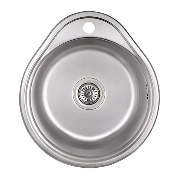 Кухонная мойка WEZER 4843(08) Satin 480x430x180 мм с сиф ...
