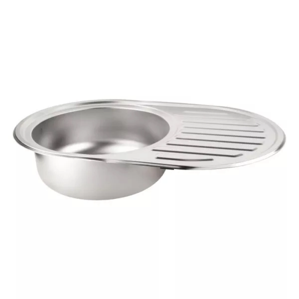 Кухонная мойка WEZER 7750(06) Decor 770x500x160 мм с сиф ...