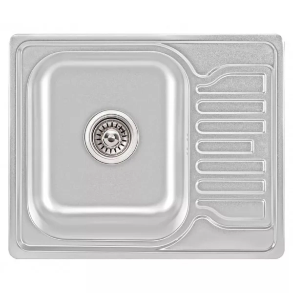 Кухонная мойка WEZER 6350(08) Satin 630x500x180 мм с сиф ...