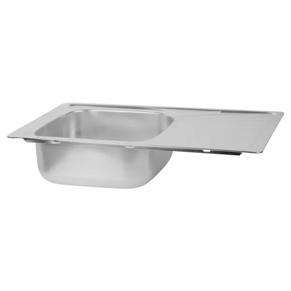 Кухонная мойка WEZER 7848(08) Satin 780x480x180 мм с сиф ...