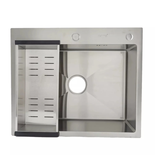Кухонная мойка GAPPO GS6050 600x500 мм с сифоном и колан ...