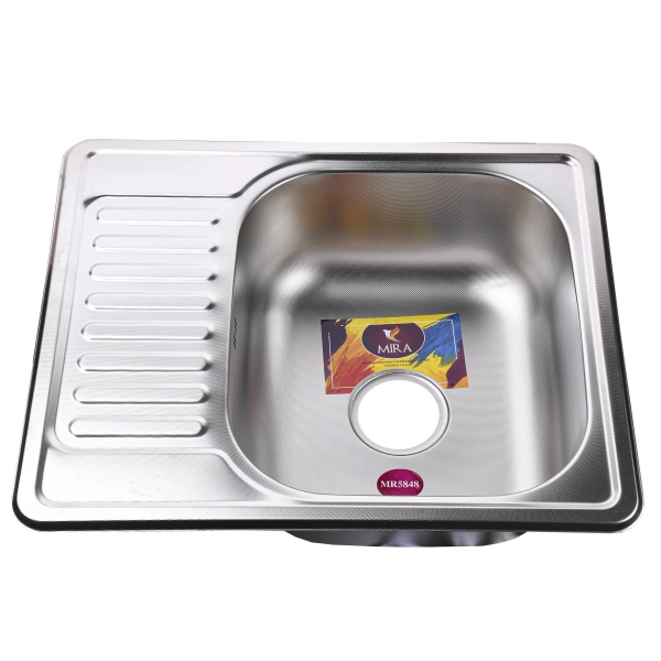Кухонная мойка врезная MIRA Decor MR 5848 D 580х480 прям ...