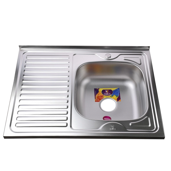 Кухонная мойка накладная MIRA Decor MR 8060 R D 800х600  ...