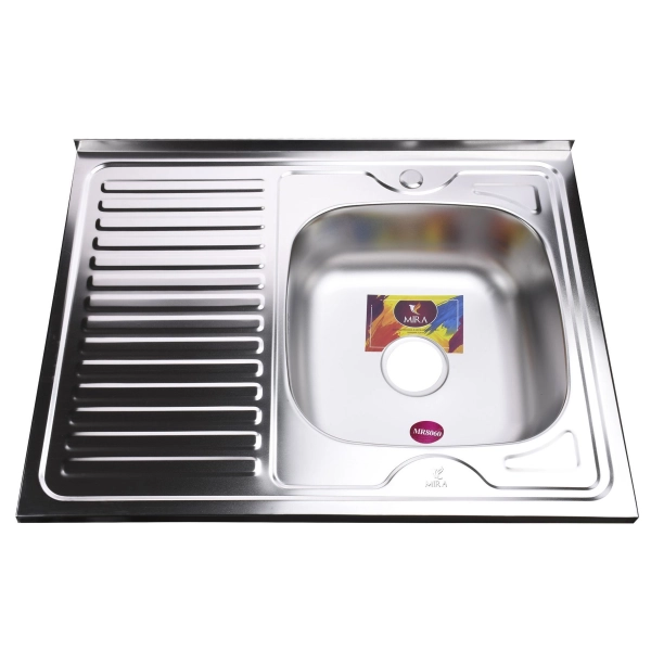 Кухонная мойка накладная MIRA Satin MR 8060 R E 800х600  ...