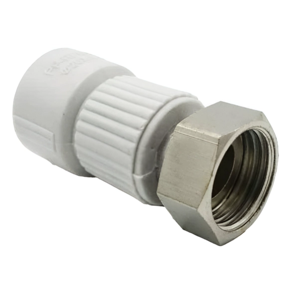 Муфта полипропиленовая ASCO armatura 20x1/2" В с накидно ...
