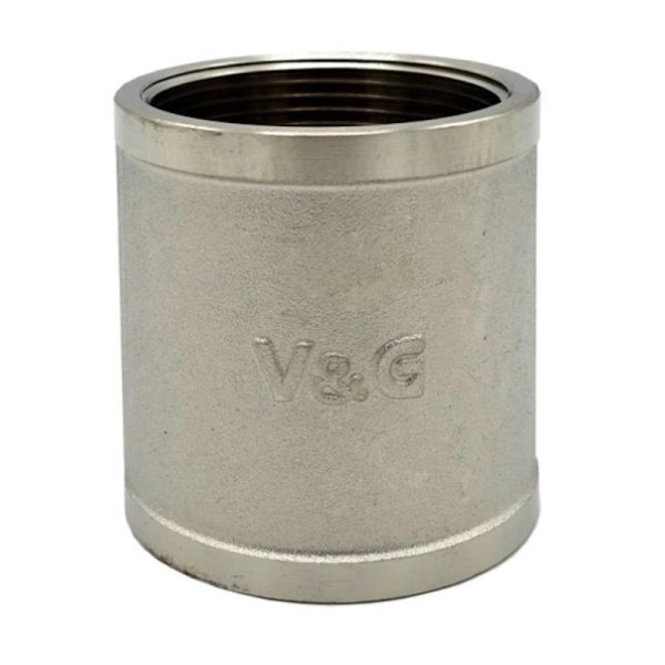 Муфта V&G 1/2" ВВ никелированная