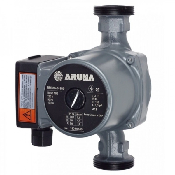 Циркуляционный насос ARUNA RM 25-6-130 100 Вт H 6 м Q 50 ...