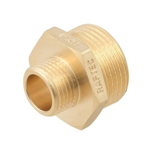 Ниппель латунный Raftec Gold 1/2"x1/4" НН