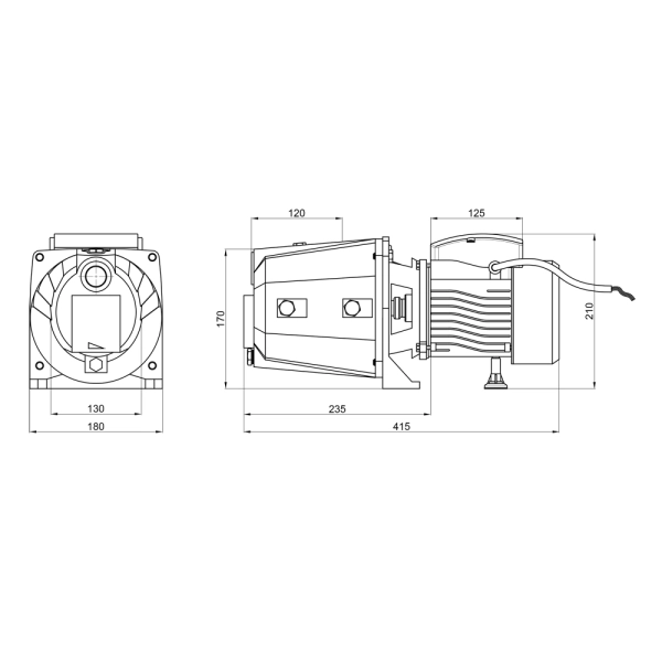 Поверхностный насос Thermo Alliance D-JETm125M 0,92 кВт  ...
