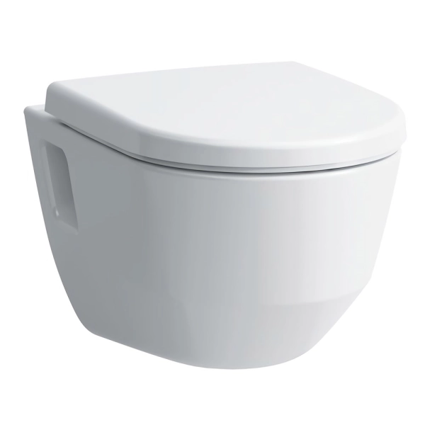 Подвесной унитаз LAUFEN PRO RIMLESS 530x360 полукруглый, ...