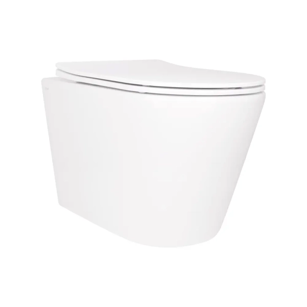 Подвесной унитаз Qtap Scorpio Ultra Quiet 490х365 овальн ...