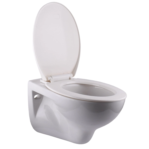 Подвесной унитаз Pearl Verona 495x350 овальный, с сидень ...