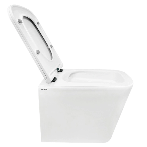 Подвесной унитаз Venta Flow 340x345 прямоугольный, с сид ...
