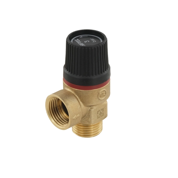 Подрывной клапан Raftec PN3 1/2″ ВН угловой, латунь (RPR ...