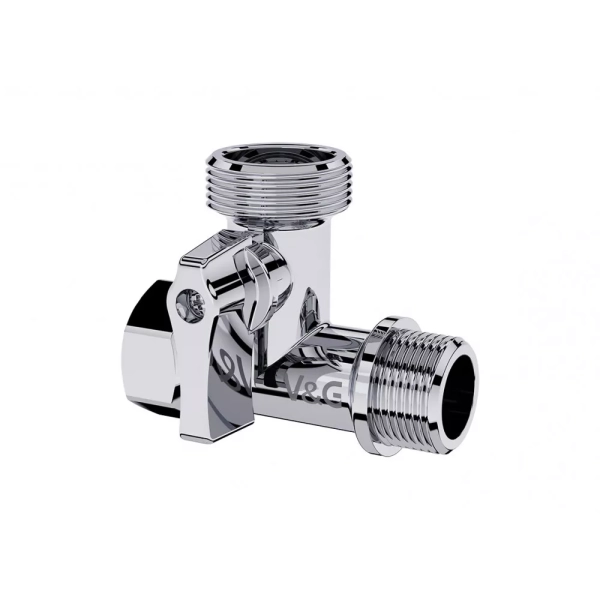Приборный кран V&G 1/2"x3/4"x1/2" ВНН латунь (VG-506 ...