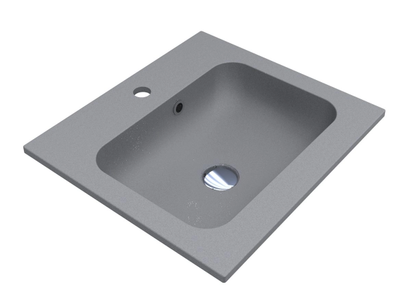 Умывальник Miraggio DELLA 500x450 MIRASTONE GRAY