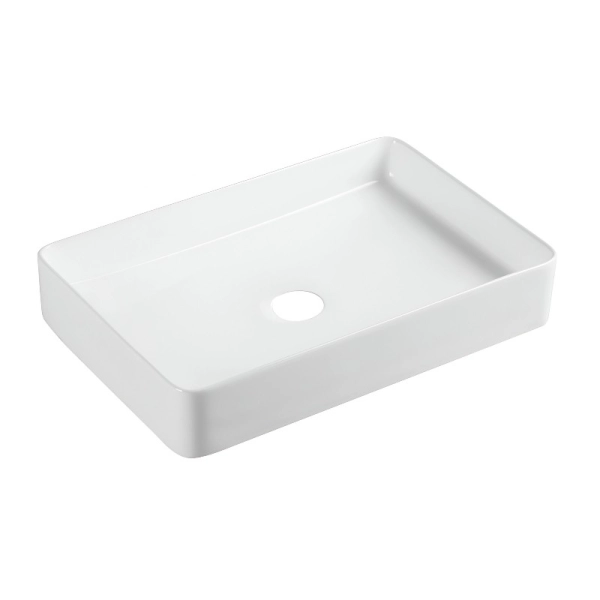 Раковина накладная Qtap Tern 600x405x110 белая (QT171121 ...