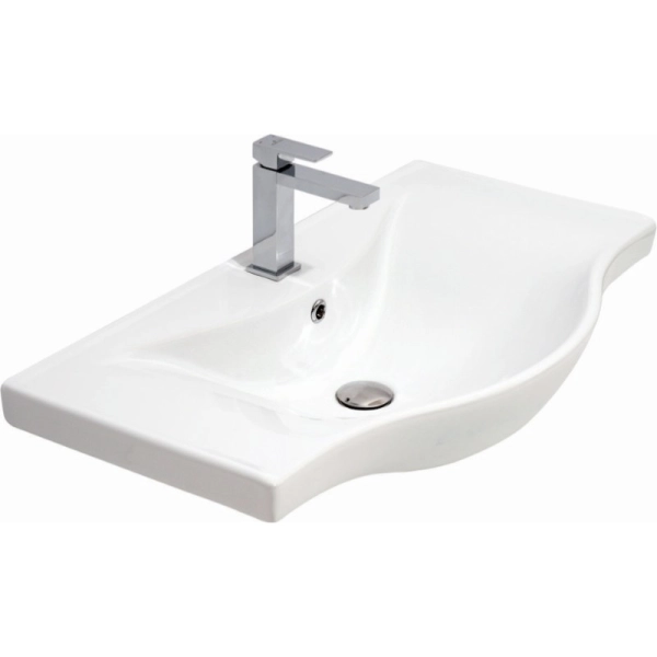Раковина накладная RJ TULIP 755x460 прямоугольная керами ...