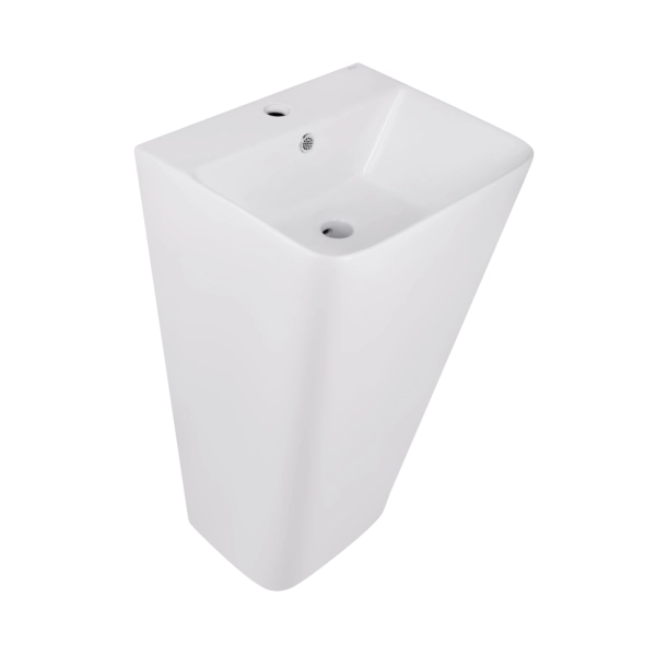 Умывальник напольный Qtap Tern 440х380 прямоугольный, бе ...