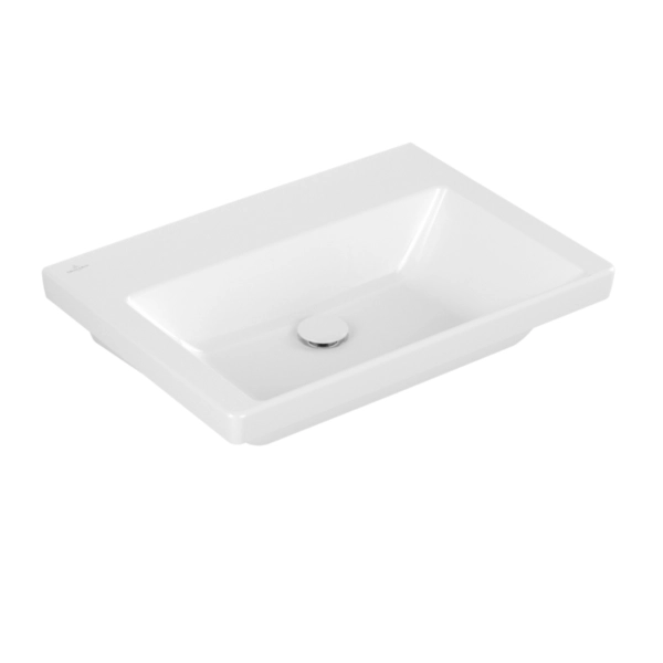 Раковина накладная Villeroy&Boch Subway 650x470 прям ...