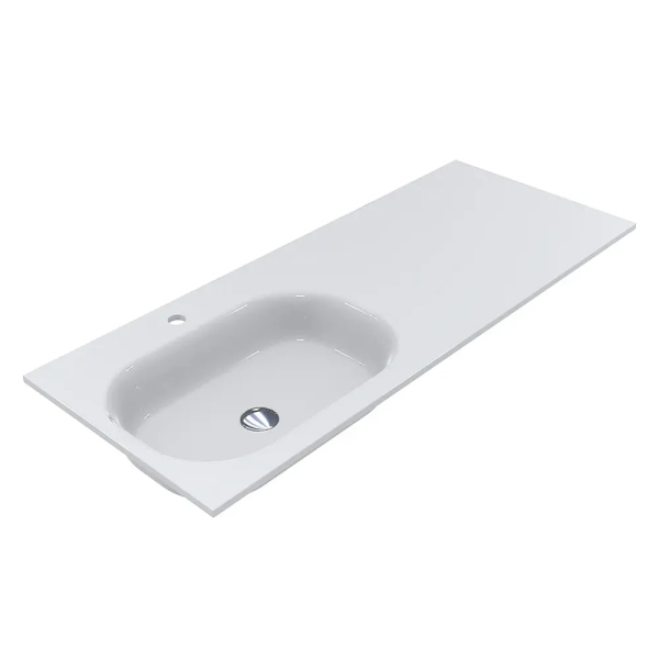 Умывальник врезной Miraggio Lake L 1250x500 прямоугольны ...