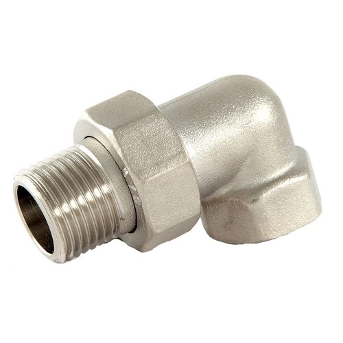 Сгон американка Asco 3/4" Evo ВН угловой, никелированная ...