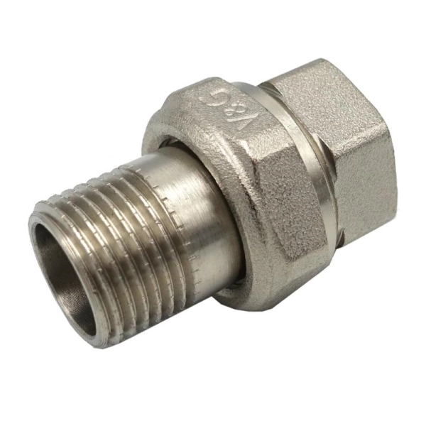 Сгон американка Valogin 1/2" ВН прямой, никелированная л ...