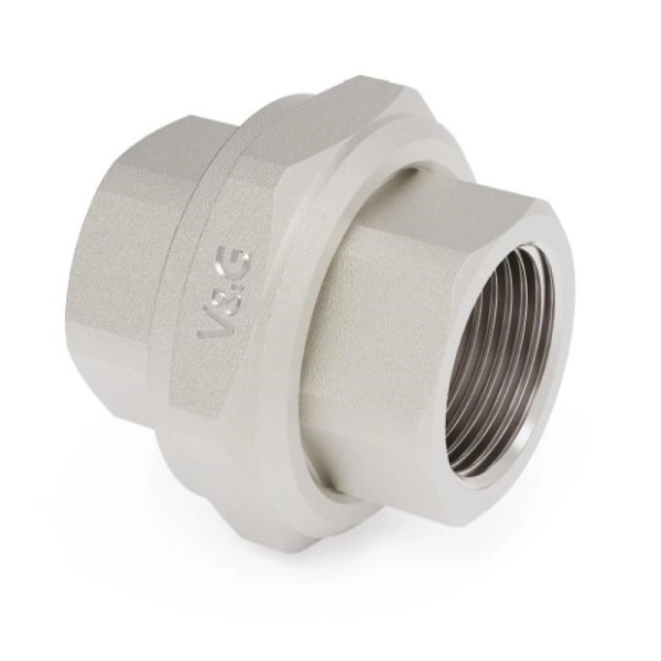 Сгон американка Valogin 1/2" ВВ прямой, никелированная л ...