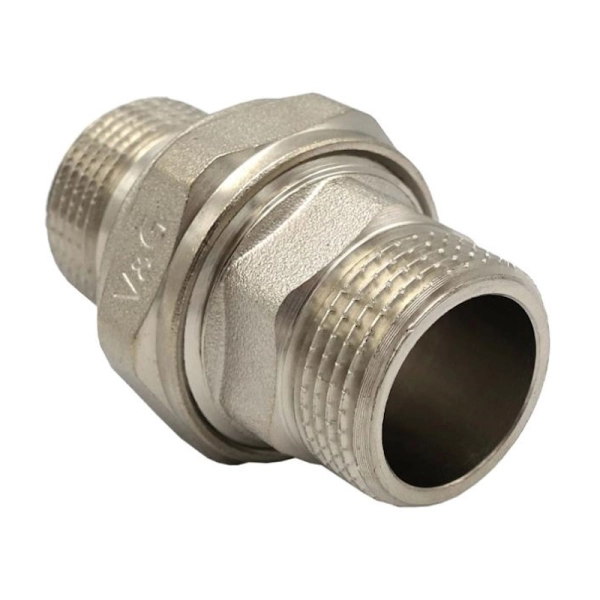 Сгон американка Valogin 1/2" НН прямой, никелированная л ...