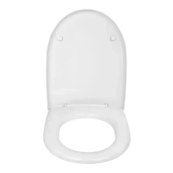 Сиденье для унитаза SoloPlast СП-2 пластик, мягкое, бело ...