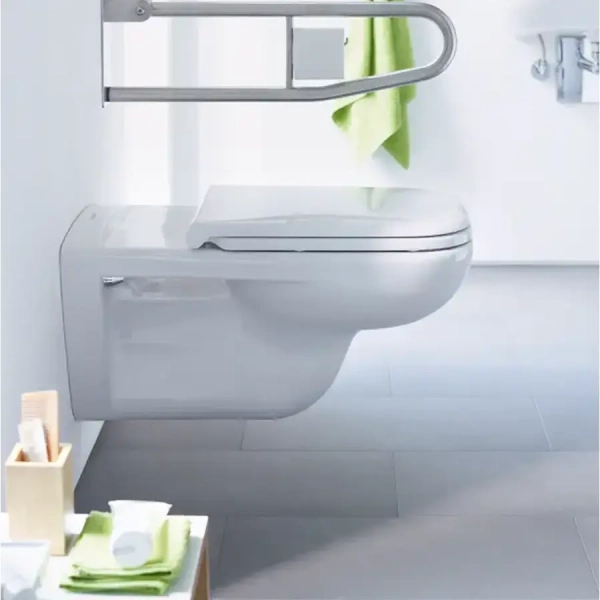 Сиденье для унитаза Duravit D-code с микролифтом Slow-cl ...