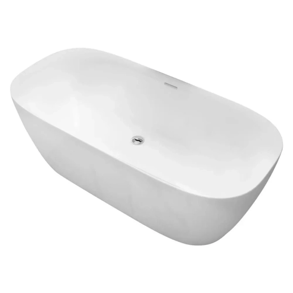 Ванна отдельностоящая VOLLE 170x80 акриловая, белая мато ...