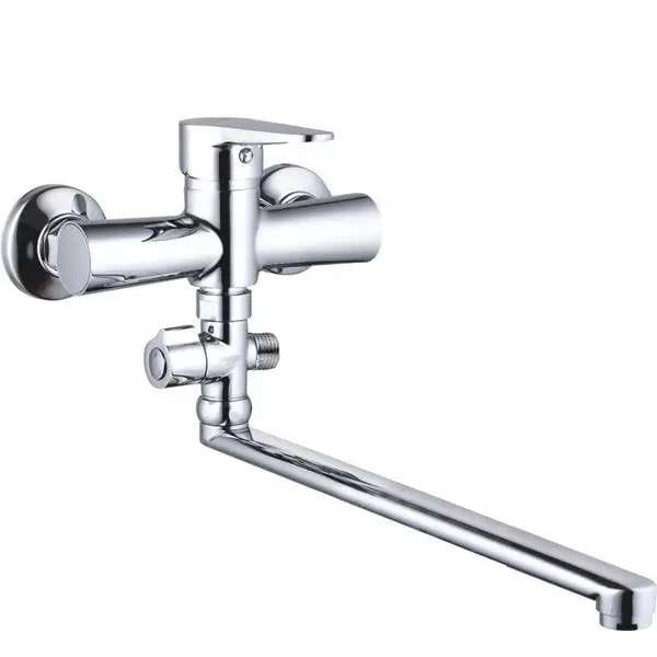 Смеситель для ванны Wezer PUD6-B045 однорычажный,  хром  ...