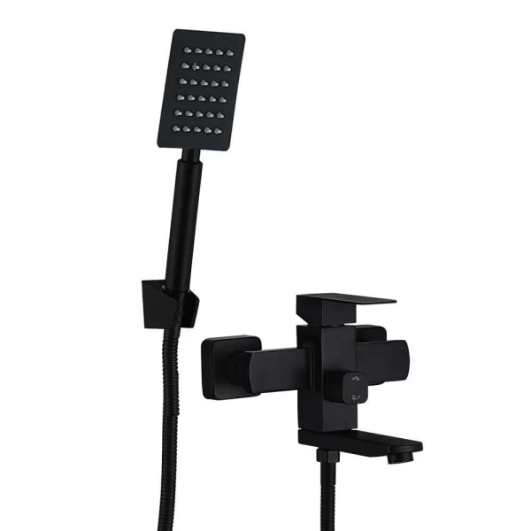 Смеситель для ванны Wezer PRO3-02 однорычажный,  черный  ...