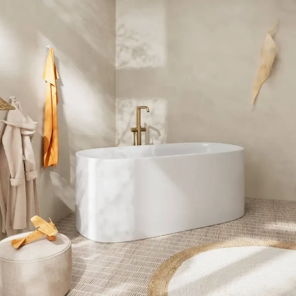 Смеситель для ванны Hansgrohe Tecturis S однорычажный, б ...