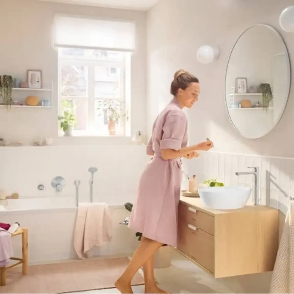 Смеситель для умывальника Hansgrohe Rebris S CoolStart о ...