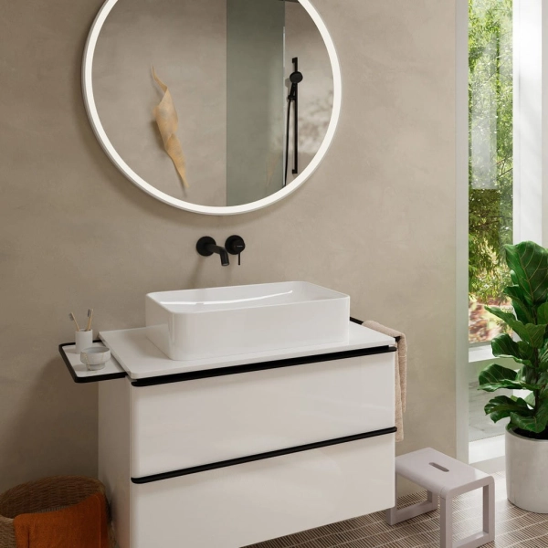 Смеситель для умывальника Hansgrohe Tecturis S однорычаж ...