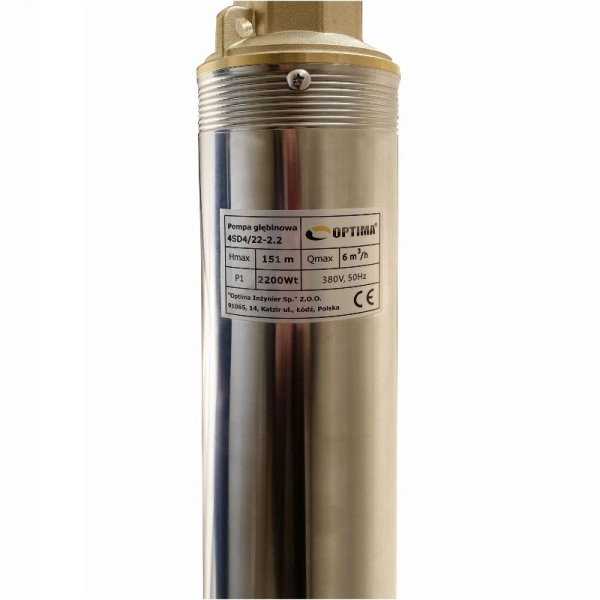 Насос скважинный OPTIMA 4SD 4/22 2,2 кВт Н 151м 4 м3/ч 3 ...