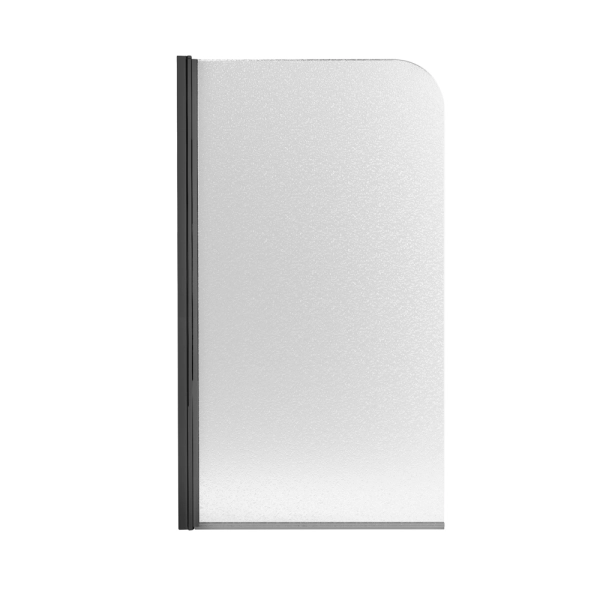 Шторка для ванной Qtap Standard 130x75 в левый угол, сте ...