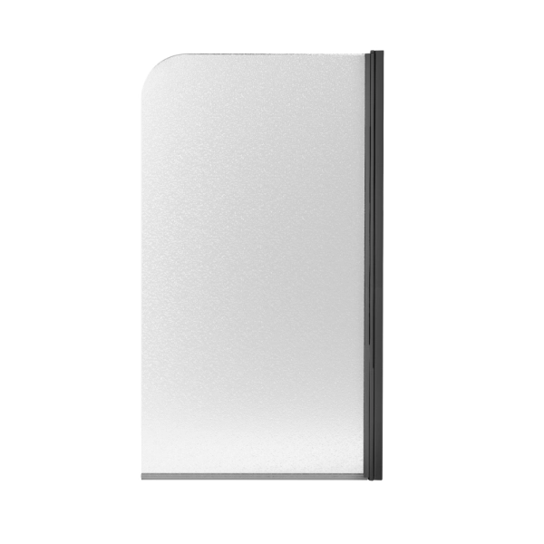 Шторка для ванной Qtap Standard 130x75 в правый угол, ст ...