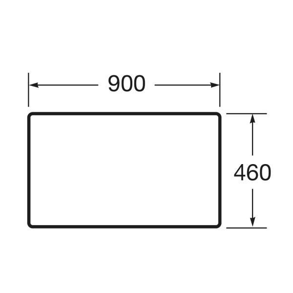 Столешница для ванной Roca Victoria Basic Modular 900x46 ...