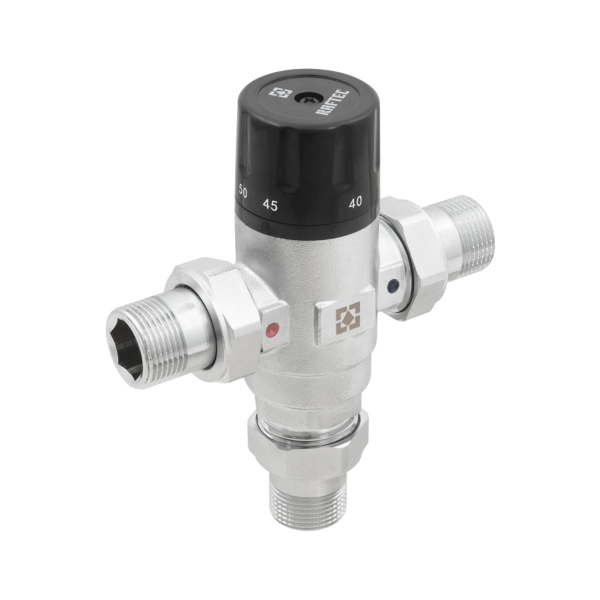Трехходовой смесительный клапан Raftec 3/4" НН латунь (R ...