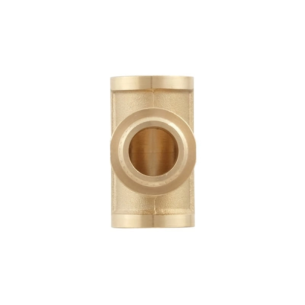Тройник латунный Raftec Gold 1/2" ВНВ