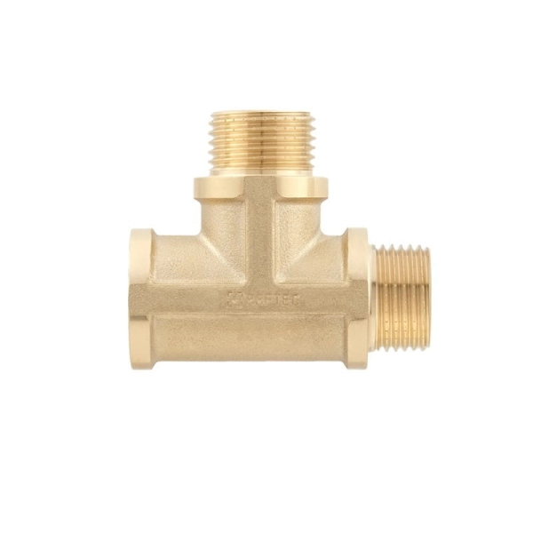 Тройник латунный Raftec Gold 1/2" ВНН
