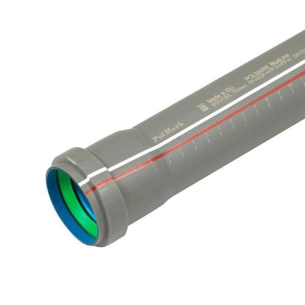Труба канализационная PLM Blue Line 50x3000 внутренняя