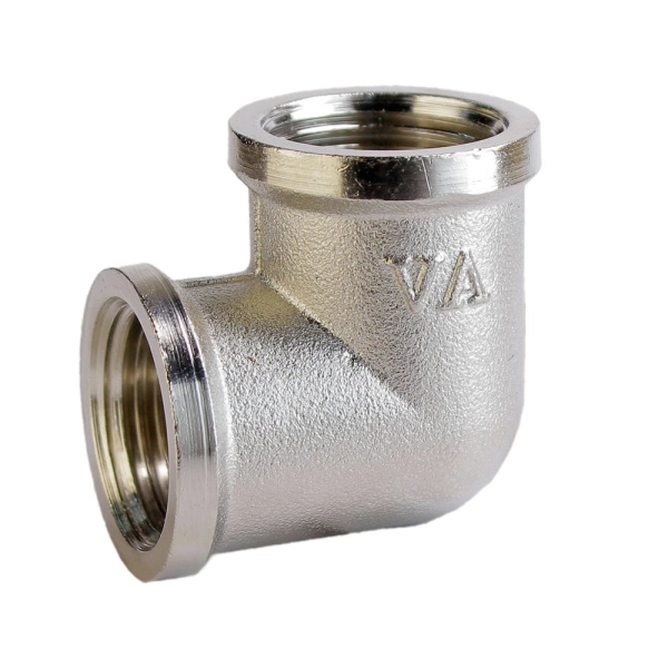 Уголок латунный VLMZ А0102-1А(нк) 3/4" ВВ