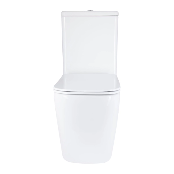 Унитаз компакт Q-tap Stenava 640x370 прямоугольный, с си ...