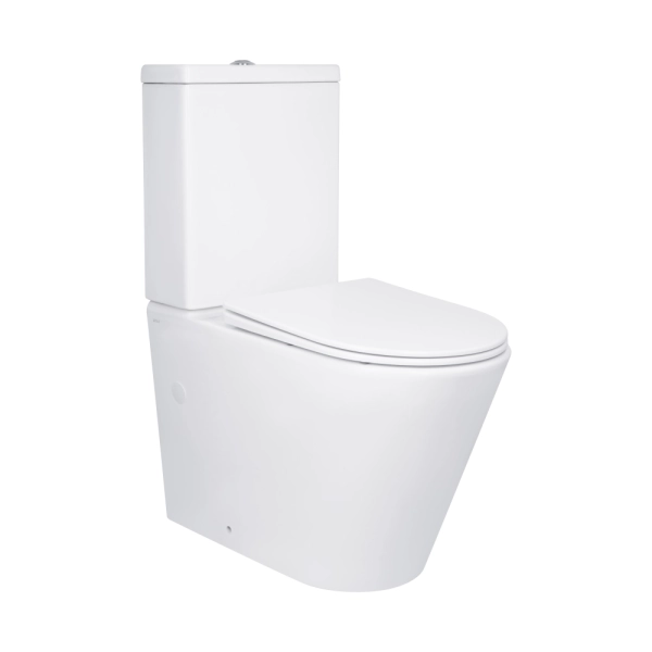 Унитаз компакт Q-tap Swan 640x370 овальный, с сиденьем,  ...